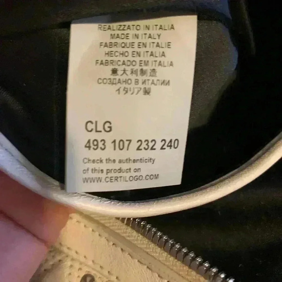 Versace Leather satchel color cream soft Leather - Picture 10 of 16